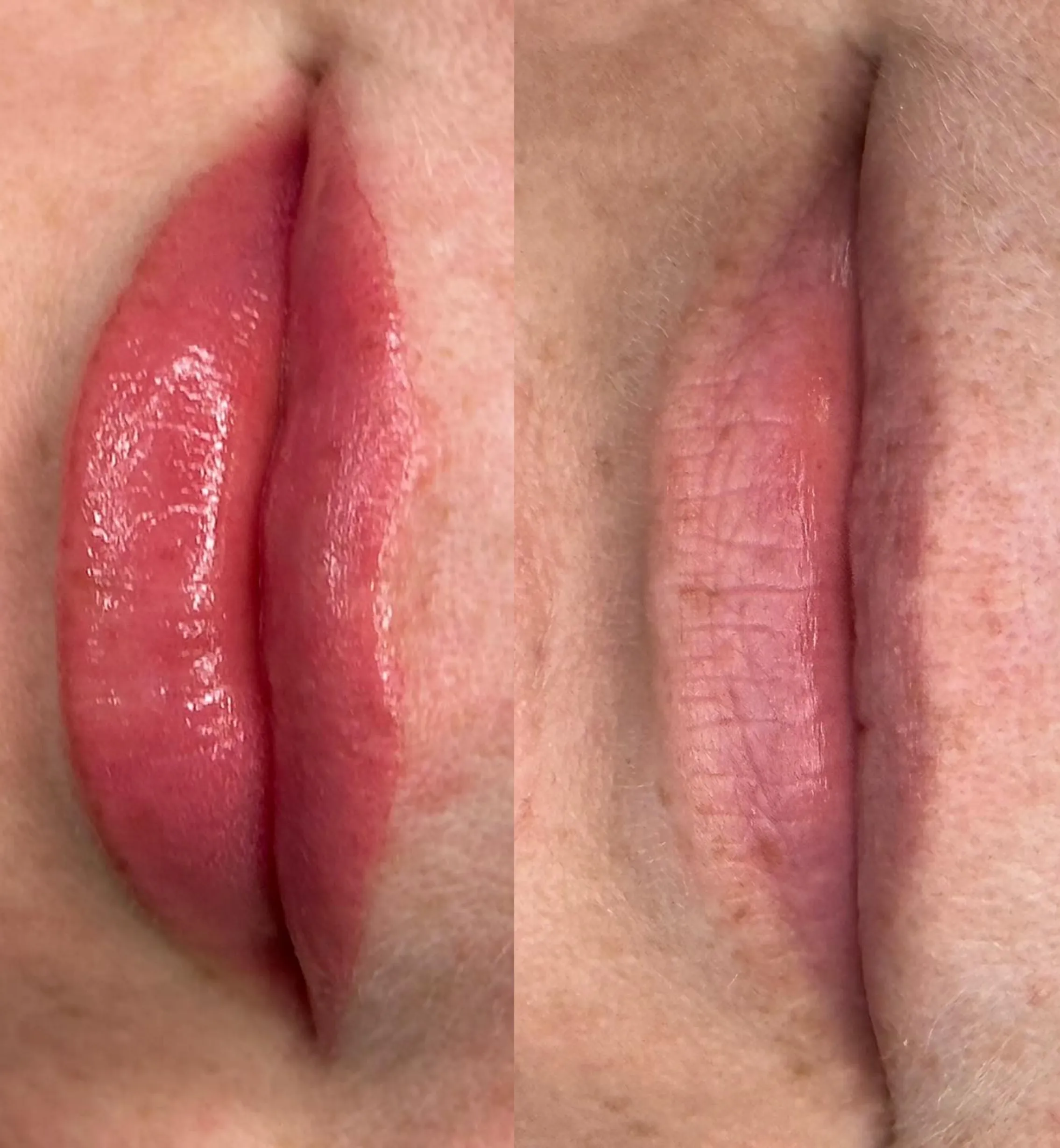 cold sore prep lip tattoo